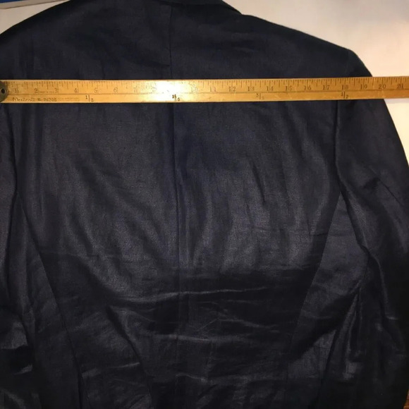 Macy's men's 100% linen sport jacket blazer 40R - Picture 9 of 10